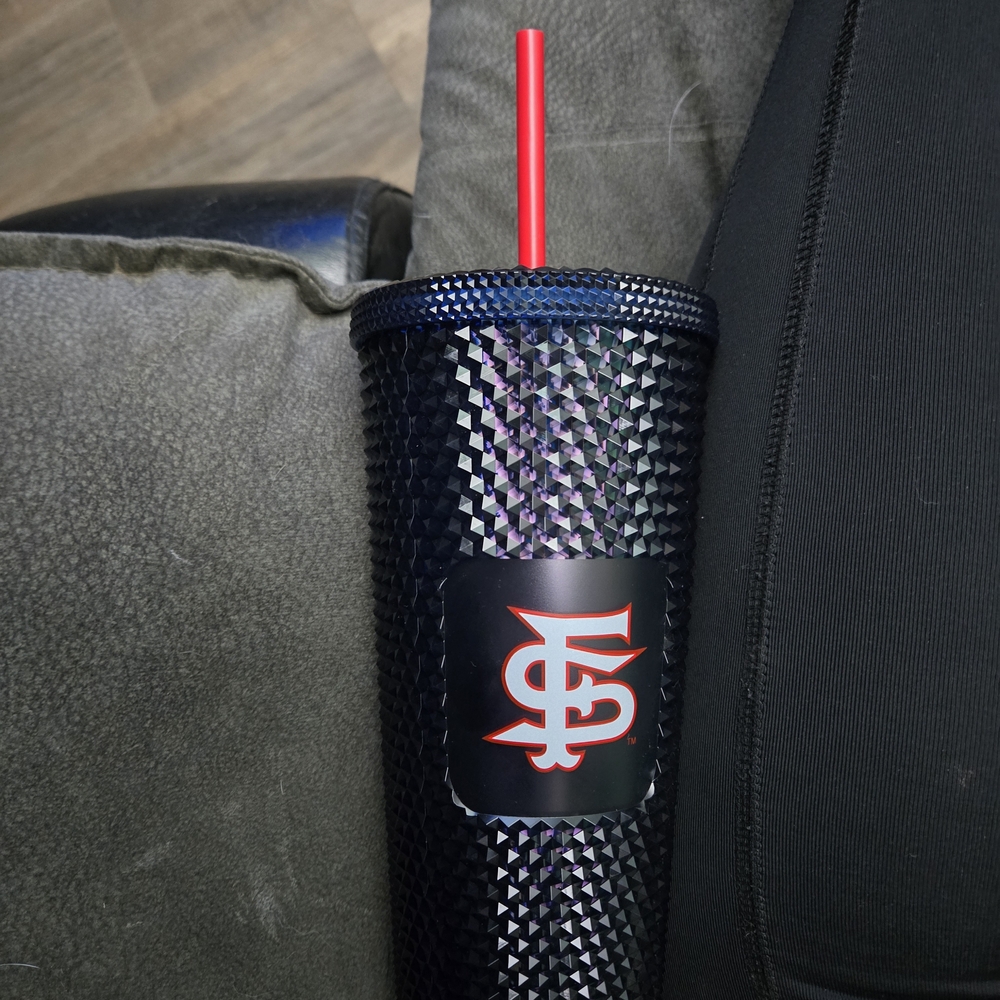 Starbucks Black Tumbler with Red Straw